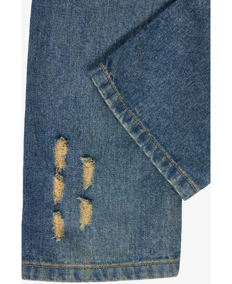Big Boy's Heavy Rips Repaired Jeans - Child