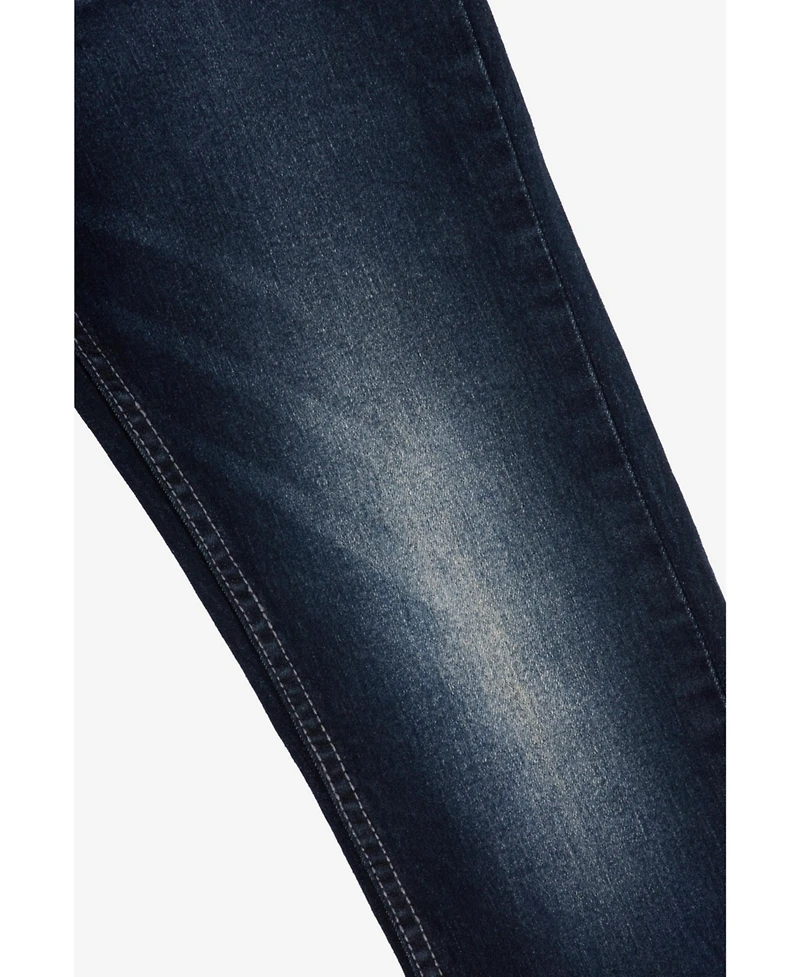 Big Boy's Dark Blue Washed Jeans - Child