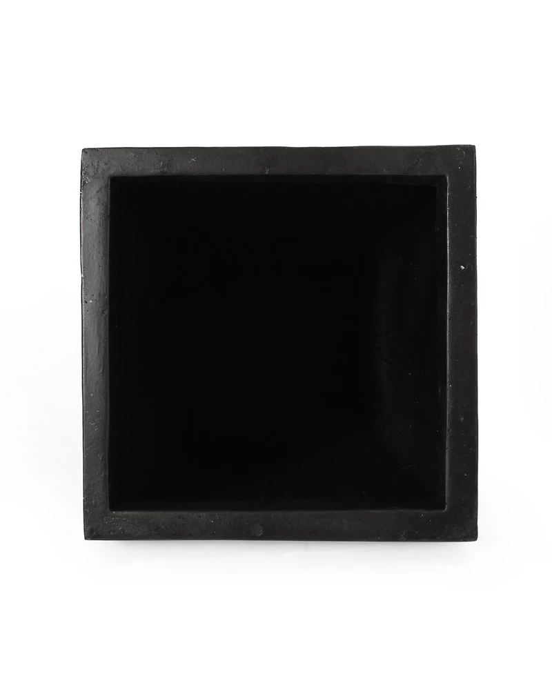 Streamdale Furniture Durable Cast Stone Tapered Planter Sleek Aesthetic Design Outdoor & Indoor Use