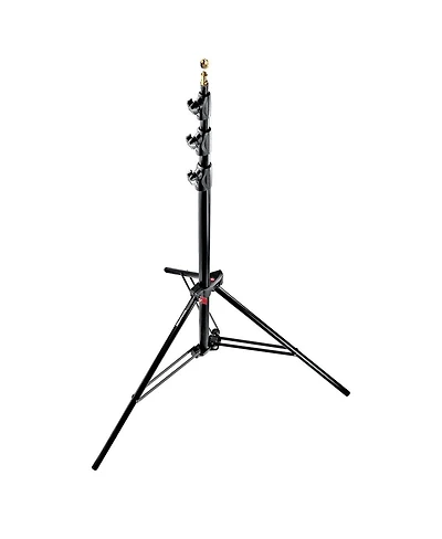 Manfrotto 1004BAC 144" Air Cushioned Aluminum Master Light Stand with 4 Sections & 3 Risers
