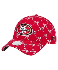 New Era Women's Scarlet San Francisco 49ers Ribbon 9TWENTY Adjustable Hat