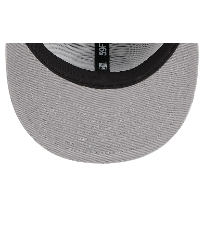 New Era Men's Gray Pittsburgh Steelers 2025 Salute to Service Fan Pack 59FIFTY Fitted Hat