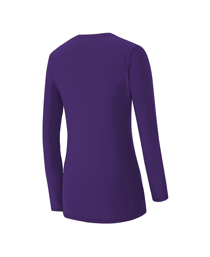 Concepts Sport Women's 2-Piece Purple Baltimore Ravens Chestnut Long Sleeve T-Shirt and Pants Sleep Set