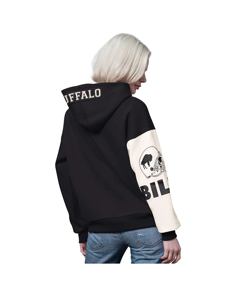 Starter Women's Black Buffalo Bills 4th Down Full-Zip Hoodie