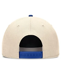 Nike Men's Natural/Royal Duke Blue Devils Academic Rise Dri-fit Adjustable Hat