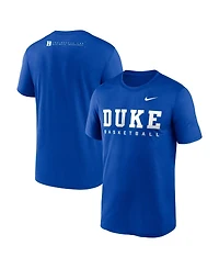 Nike Men's Royal Duke Blue Devils 2025 Courtside Basketball Legend Dri-fit T-Shirt