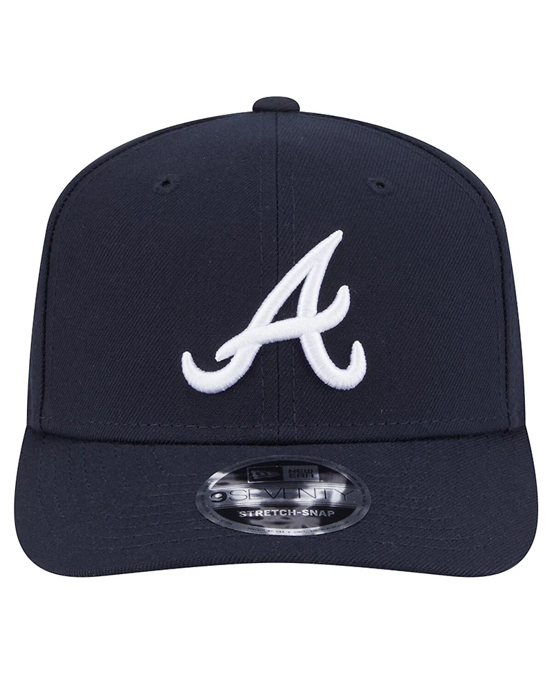 New Era Men's Navy Atlanta Braves Performance 9SEVENTY Adjustable Hat