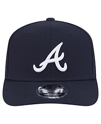New Era Men's Navy Atlanta Braves Performance 9SEVENTY Adjustable Hat