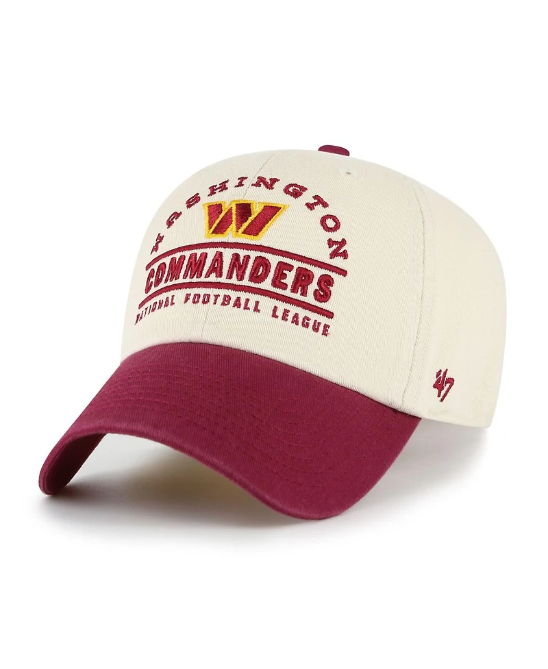 '47 Brand Men's Natural Washington Commanders Windham Clean Up Adjustable Hat