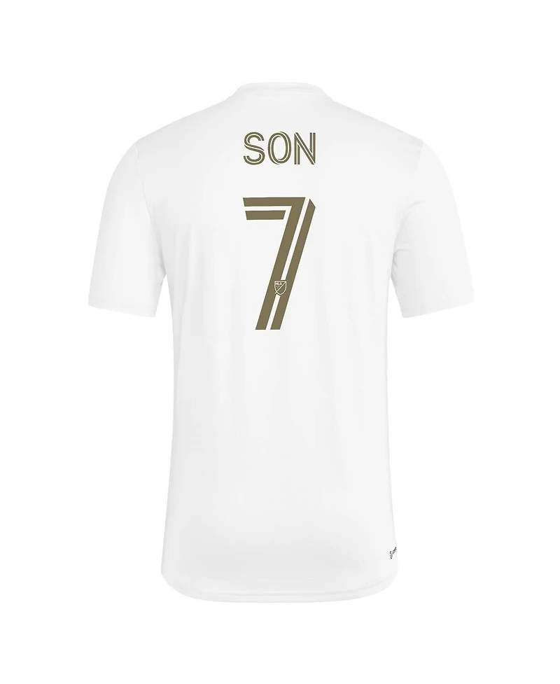 Adidas Men's Son Heung-Min White Lafc Pre-Game T-Shirt