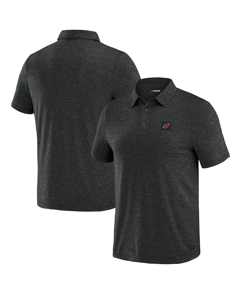 J. Palmer Men's Black Arizona Cardinals Four Down Polo Shirt