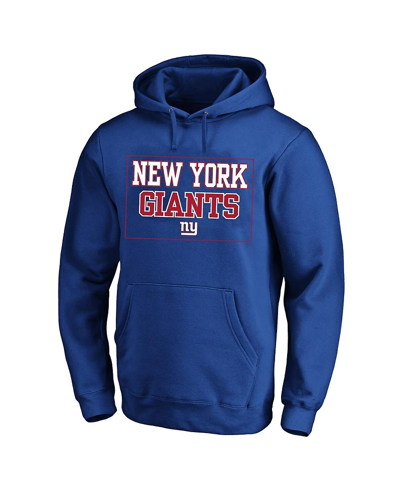 Fanatics Men's Royal New York Giants Big Tall Fleece Hoodie