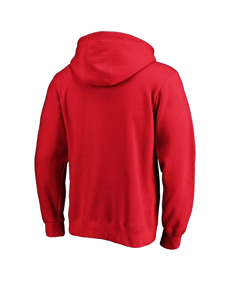 Fanatics Men's Scarlet San Francisco 49ers Big Tall Fleece Hoodie