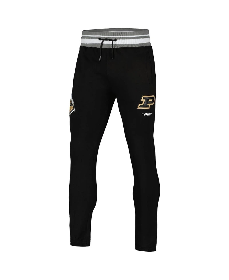 Pro Standard Men's Black Purdue Boilermakers Script Tail Fleece Sweatpants