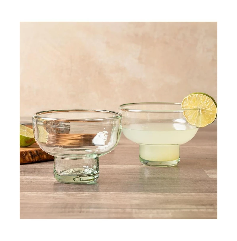 Verve Culture Handblown Margarita Glass