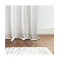 Rt Designers Collection Astro Textured Rod Pocket Curtain Panel 54" x 90