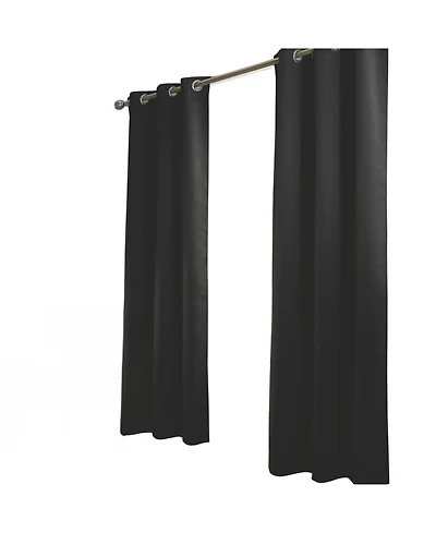 Rt Designer Collection Anchorage Blackout Luxurious Modern Curtain Panel Pair