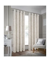 Rt Designer Collection Ashton Printed Blackout Luxurious Decorative Grommet Curtain Panel
