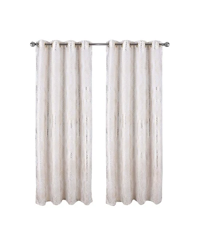 Rt Designer Collection Hailey Halo Foil Blackout Curtain Panel