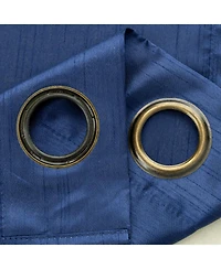 Rt Designer Collection Nancy Grommet Luxurious Modern Design Curtain Panel 54" x 95" Navy Blue