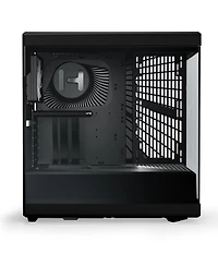 Hyte Y40 S-Tier Aesthetic Panoramic Tempered Glass Atx Mid-Tower Gaming Computer Case, Black