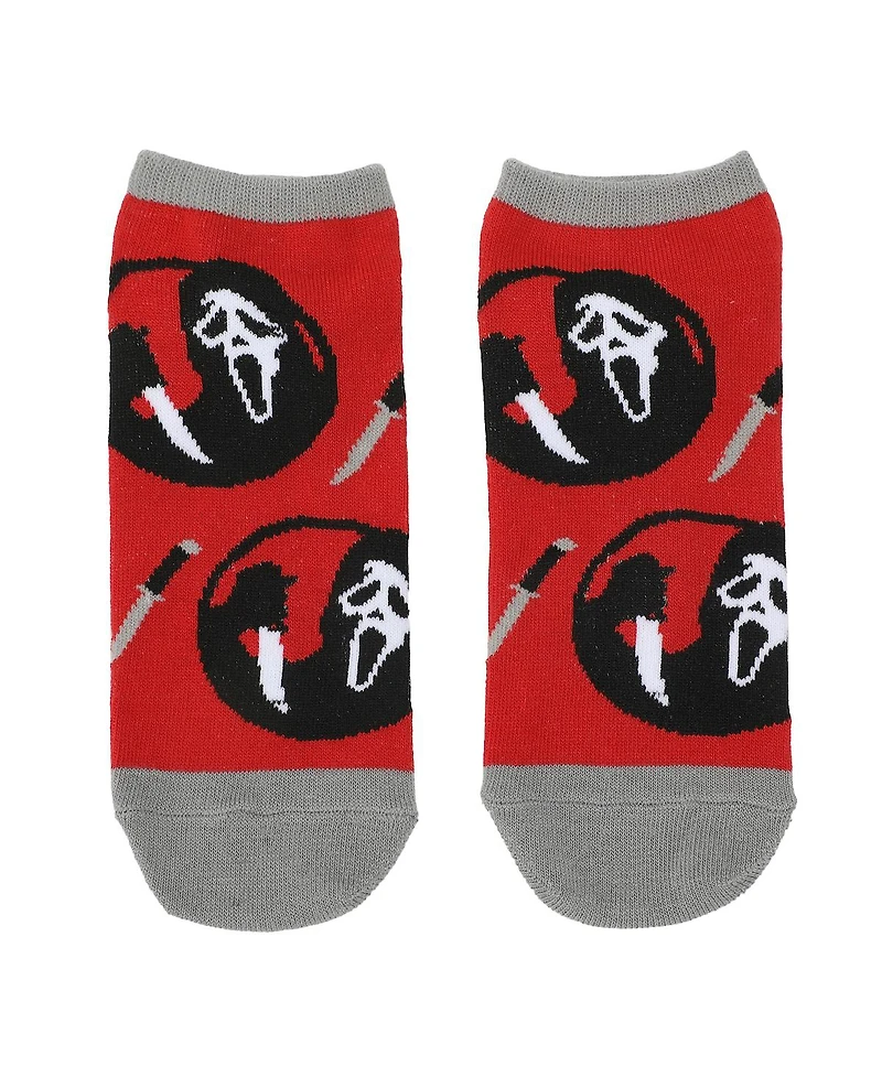 Ghostface Women's Ankle Socks 5-Pair