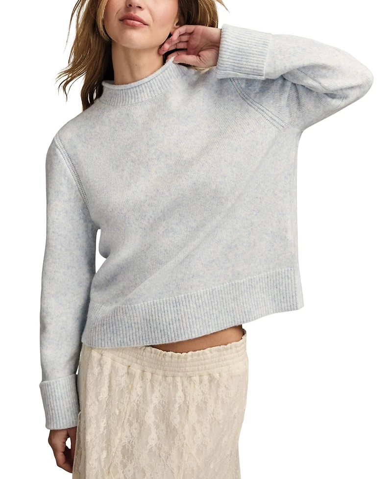 Lucky Brand Women's Cloud Soft Roll Neck Sweater