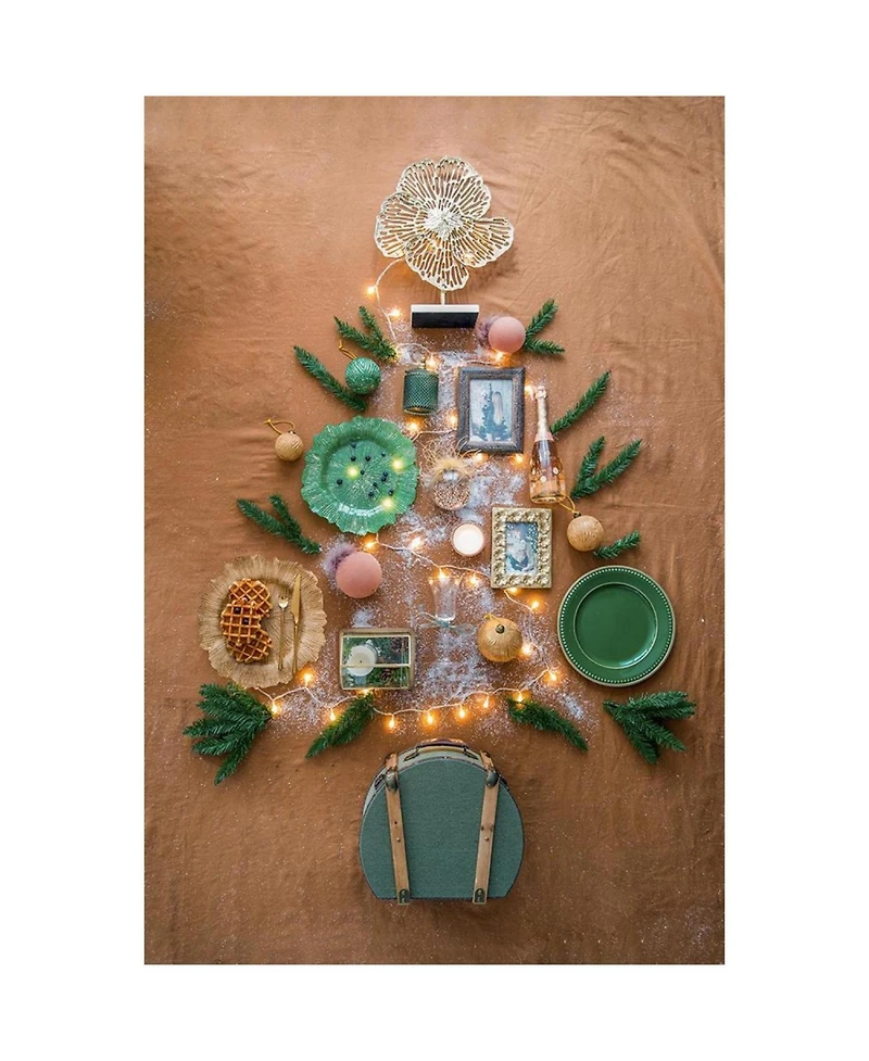 Streamdale 4.7" Glass Christmas Ball Ornaments Decorative Hanging Tree Ornaments Set of 4