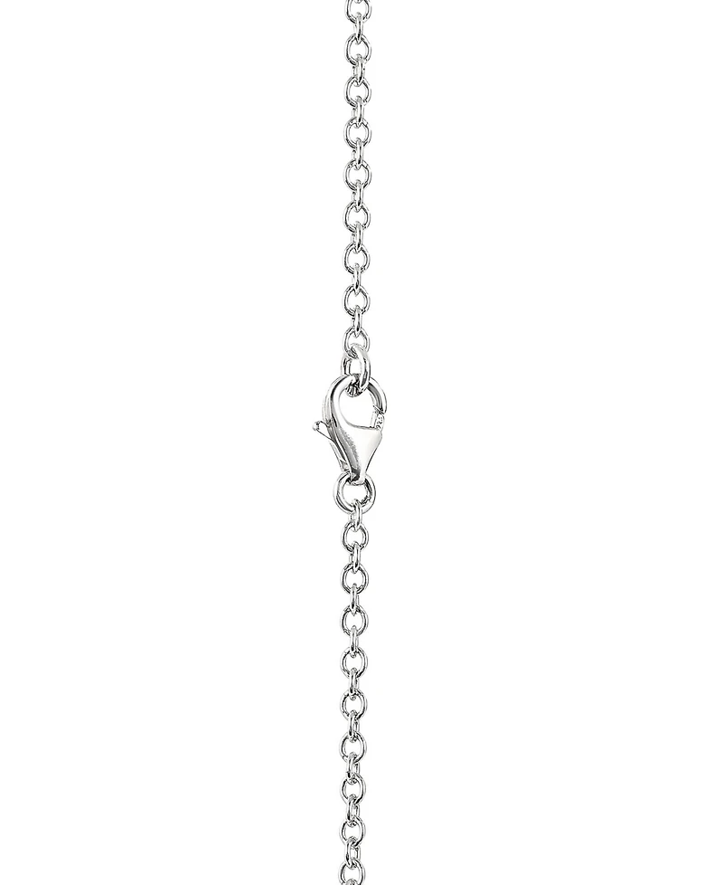 Giani Bernini Primavera Sterling Silver Puff Heart Y Necklace
