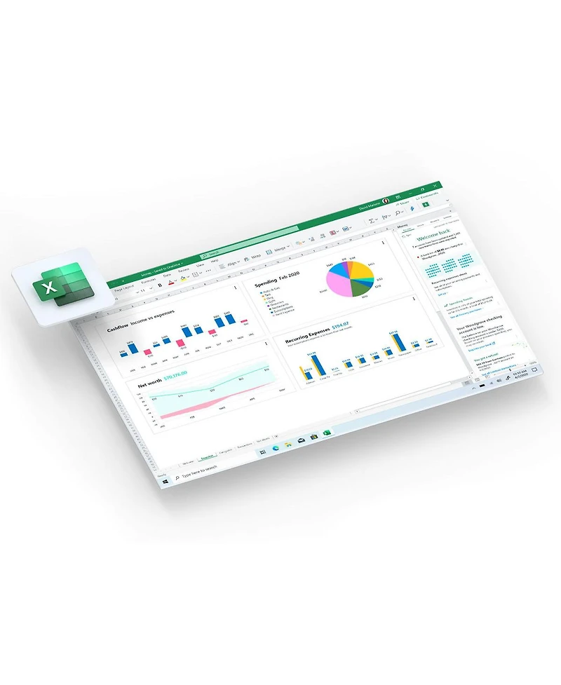 Microsoft 365 Personal 12 Month Subscription for Pc, Mac, iOS and Android, 1-User, Download