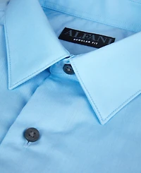 Alfani Men's Promo Solid Regular-Fit Spread Collar Dress Shirt, Macy's Exclusive