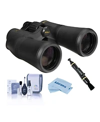 Nikon 10x50 Aculon A211 Porro Prism Binocular, Black, Bundle with Accessory Kit