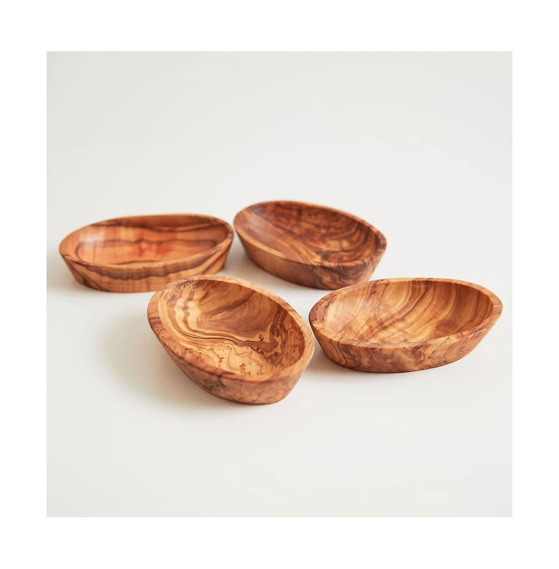 Verve Culture Set of 4 Olivewood Aperitivo Bowls