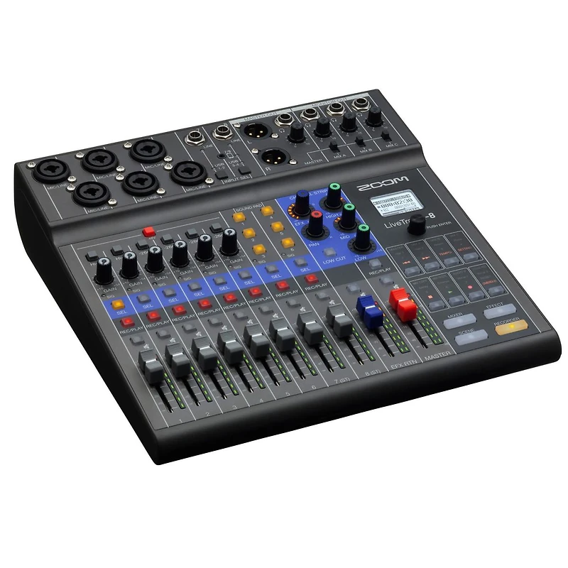 Zoom LiveTrak L-8 Portable 8-Channel Digital Mixer and Multitrack Recorder