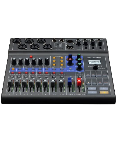 Zoom LiveTrak L-8 Portable 8-Channel Digital Mixer and Multitrack Recorder