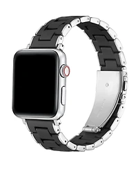 Posh Tech Orla Silicone Metal Band for Apple Watch