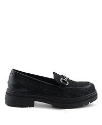 Patrizia Women's Nacarri Boucle Horsebit Loafers with Lug Sole