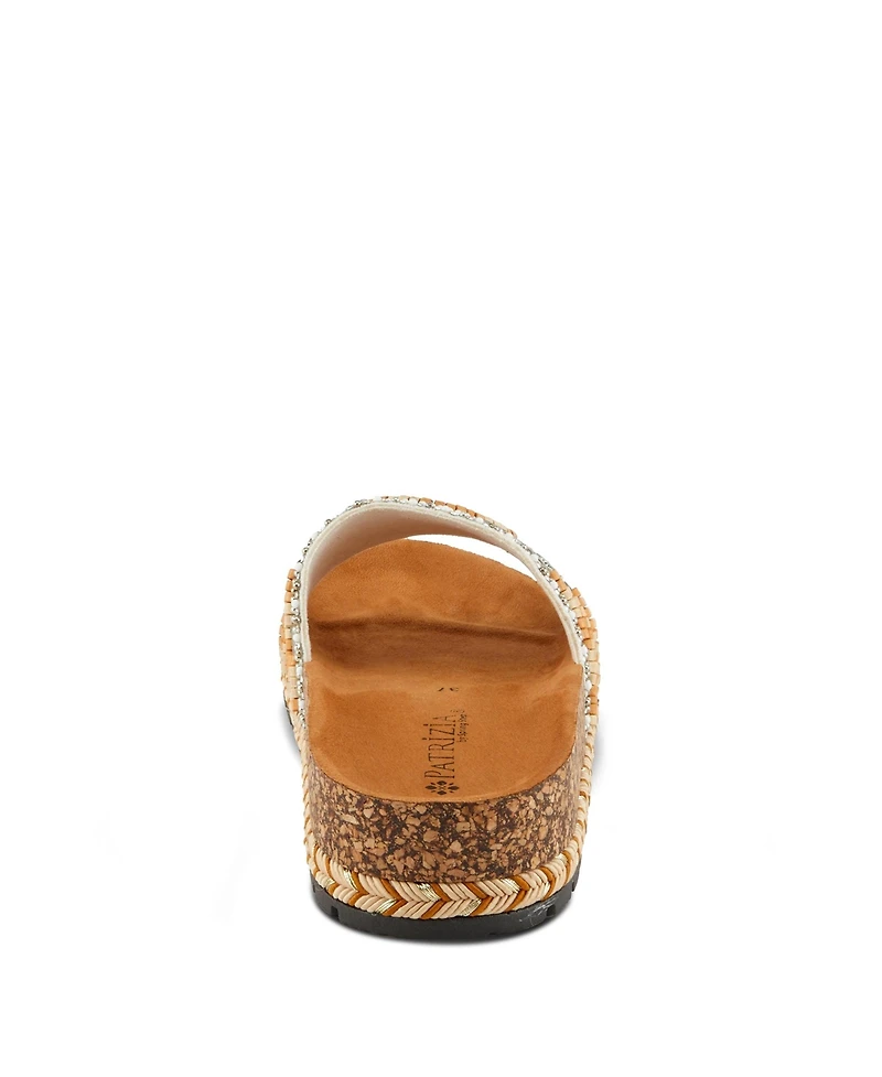 Patrizia Swirla Women's Slide Sandal with Cork Sole