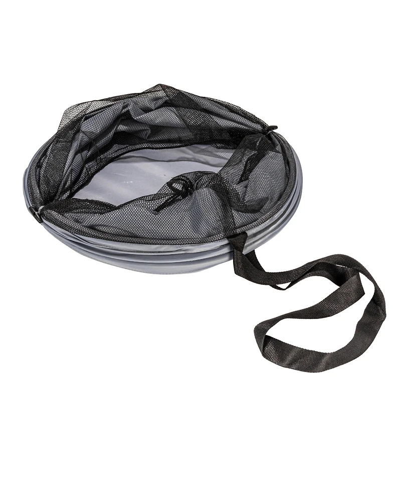 Household Essentials Rolling Pop Up Hamper, Grey