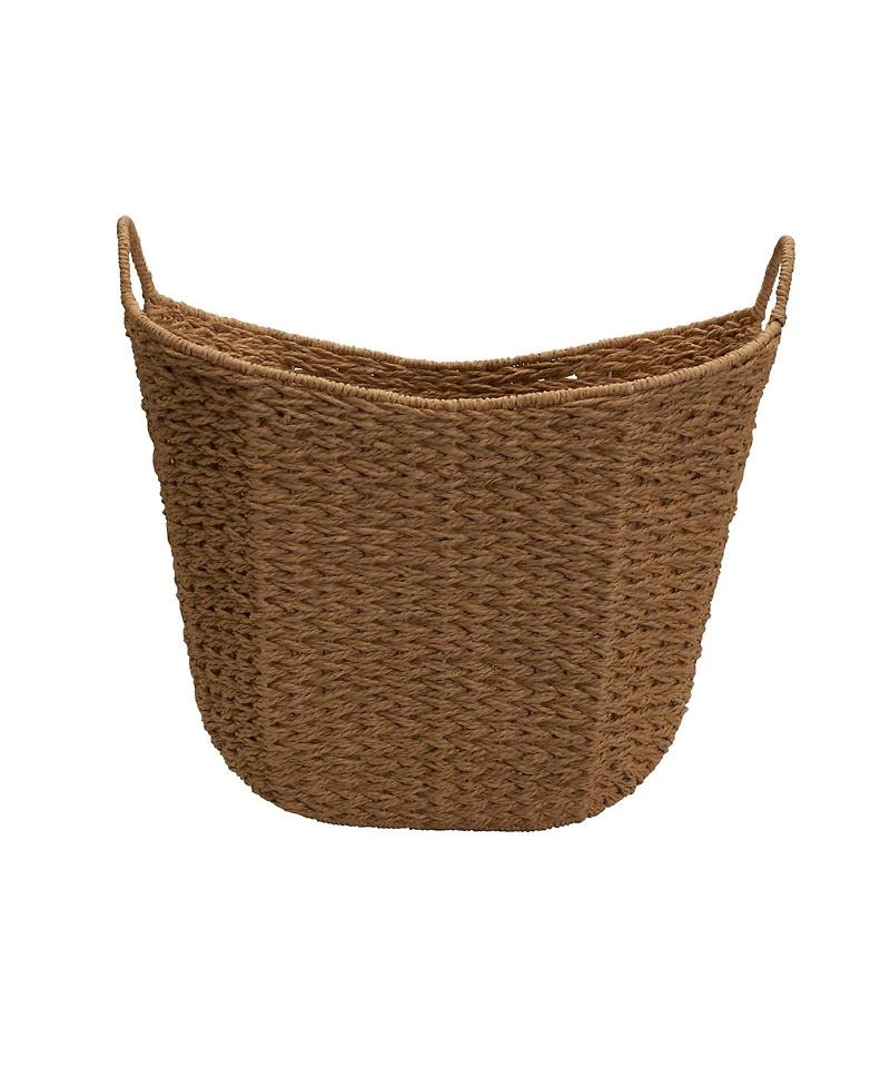 Household Essentials Paper Rope Basket With Handles