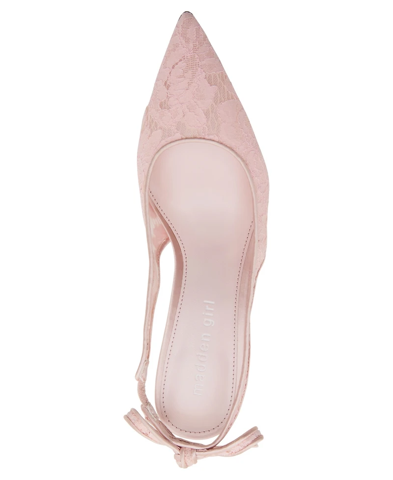 Madden Girl Women's Bizzy Slingback Bow Pumps