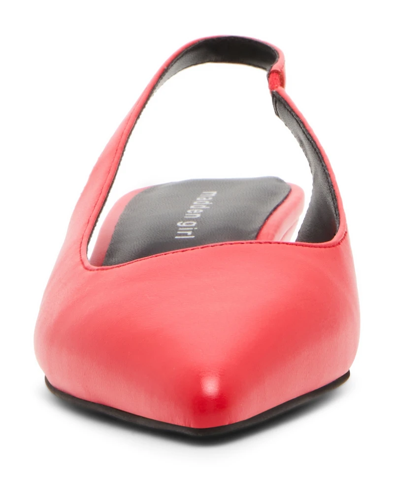 Madden Girl Women's Candy Slingback Demi-Wedge Pumps