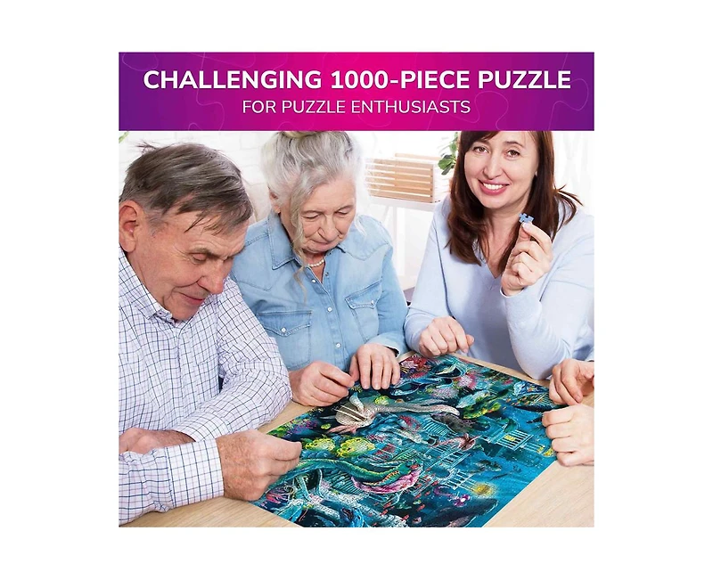 Quokka 1000 Pieces Puzzle for Adults and Up - Lost City Under The Ocean Theme