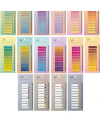 Mr. Pen Sticky Tabs, 3200 Pcs, Colorful Book Tabs, Transparent Sticky