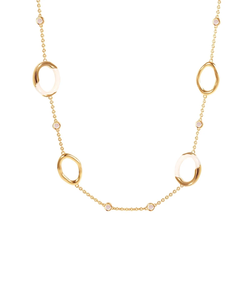 Retro Chic Time Ripples Necklace