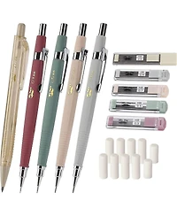 Mr. Pen Mechanical Pencil Set with Leads and Eraser Refills, 5 Sizes