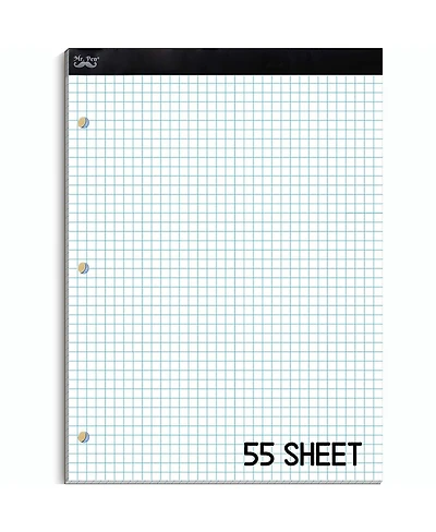 Mr. Pen Graph Paper, Grid Paper Pad, 4x4 (4 Squares Per Inch),