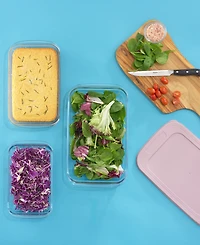 JoyJolt Borosilicate Glass Oven Dishes with Lids, Set of 4