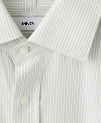 Mango Men's Regular Cotton Shirt