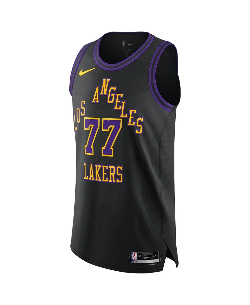 Nike Men's and Women's Luka Doncic Black Los Angeles Lakers 2025/26 City Edition Authentic Jersey